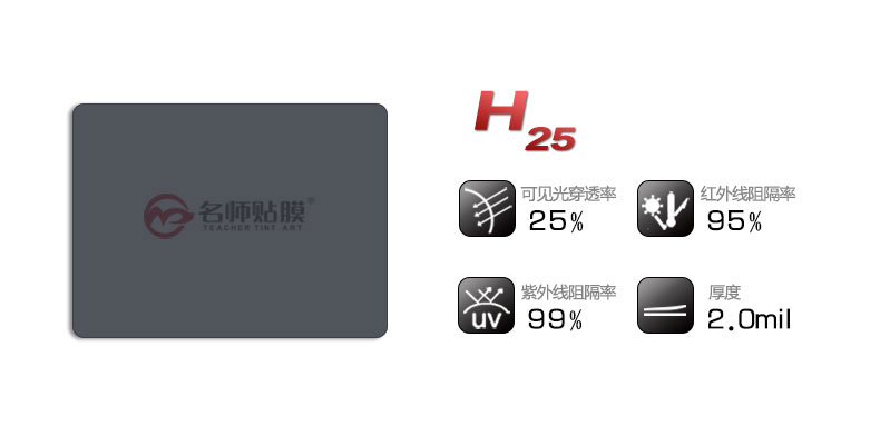 名师贴膜H25型号